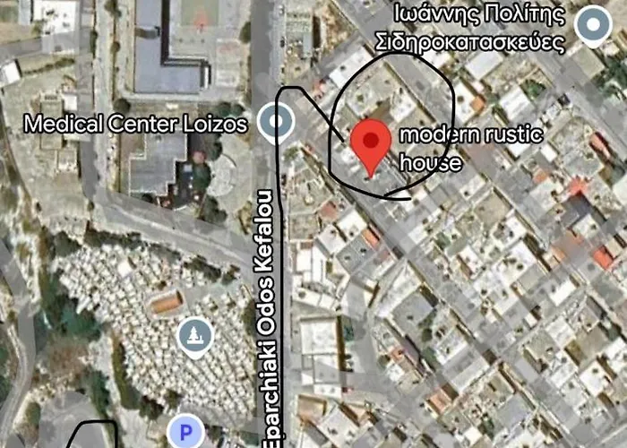 Apartment Modern Rustic House Kéfalos